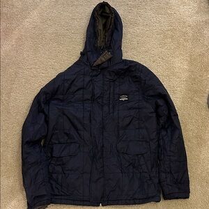 Vintage Fourstar Brian Anderson Navy Hooded water resistant Jacket size large